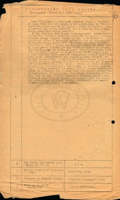 Wniosek VM Wilhelma Kazimierza Tippe