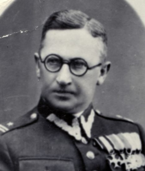 Pułkownik Henryk Tomaszewski w mundurze