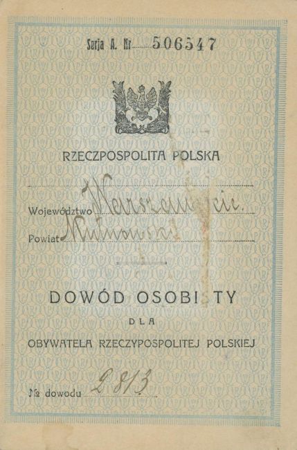 Dow&oacute;d osobisty Mieczysław Trzeciak