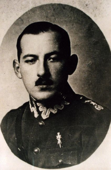 Alfred Tułodziecki w mundurze