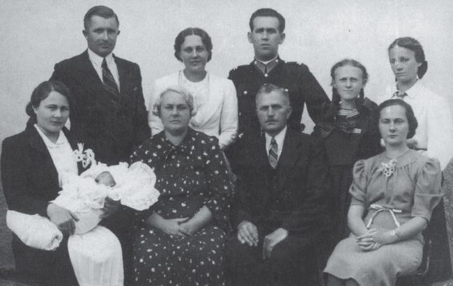 Wawrzyniec Twardy z rodziną