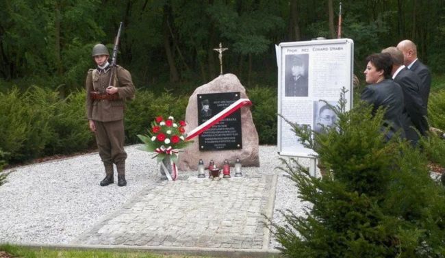 Upamiętnienie Edwarda Urbana w Biezdrowie