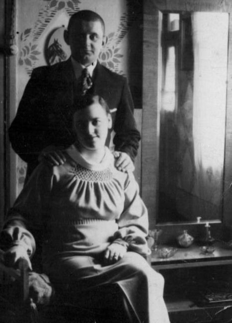 Jan Urbański z żoną Zofią 