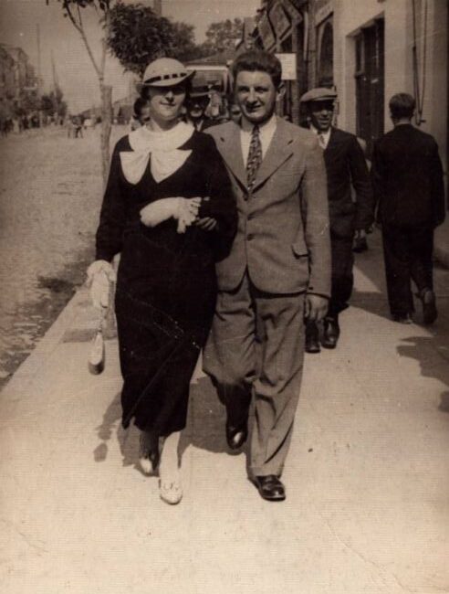 Jan z żoną Zofią Urbańską w Łucku