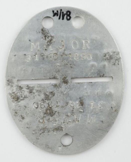 Nieśmiertelnik Stanisław Zygmunt van der Coghen