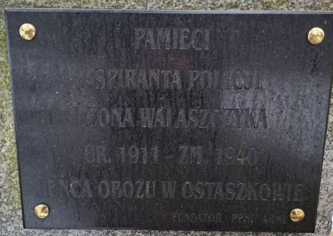 Tablica pamięci Leona Walaszczyka