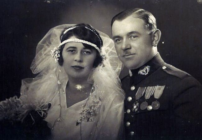 Marian Wasilewski z żoną Zofią