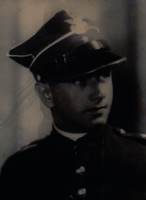 Kazimierz Wegenke w mundurze