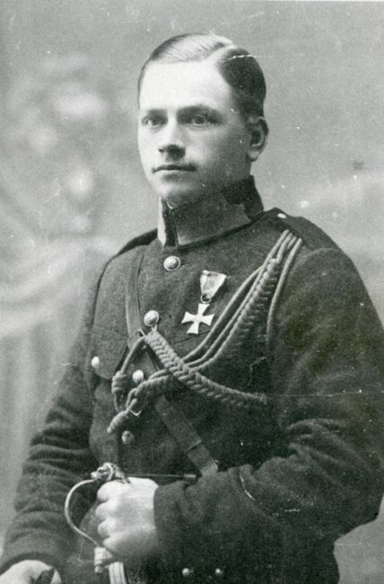 Jan Wierzchosławski w mundurze