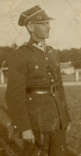 Wincenty Winkler w mundurze