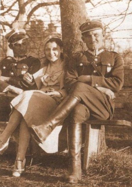 Adam Wiśniewski z narzeczoną Eugenią, Zambrów 1935