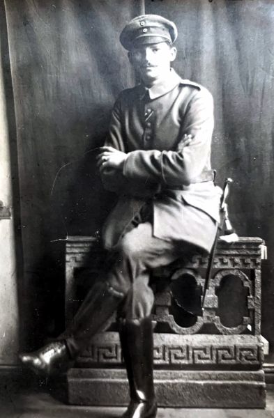 Stanisław Wolnowski w mundurze, w okresie służby w armii niemieckiej