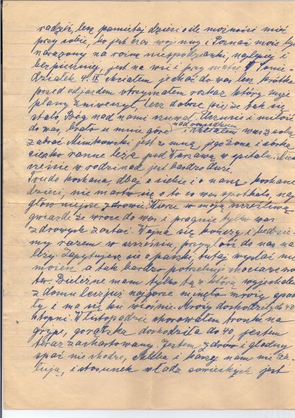 List z obozu w Starobielsku od Stanisława Wolnowskiego