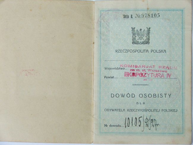 Dow&oacute;d osobisty Tadeusza Woropaj