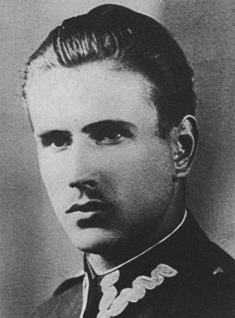 Edmund Wożniak w mundurze