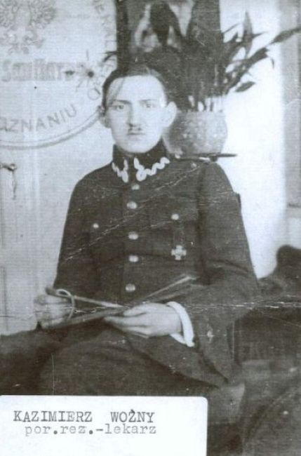 Kazimierz Woźny w mundurze