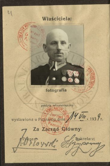Książeczka powstańca wielkopolskiego Szczepana Wróblewicza