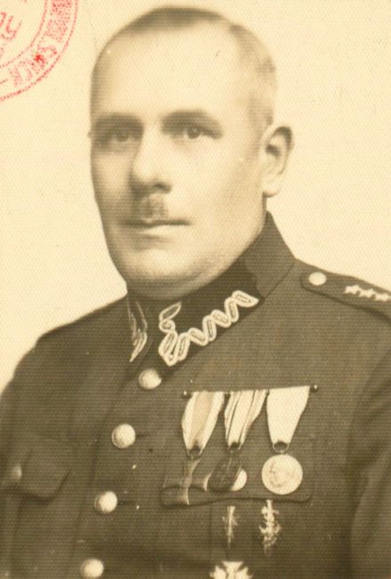 J&oacute;zef Wunsch w mundurze