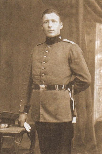 Feliks Wyborski w mundurze pruskim