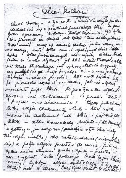 List Edmunda Żerdzińskiego z Krotoszyna
