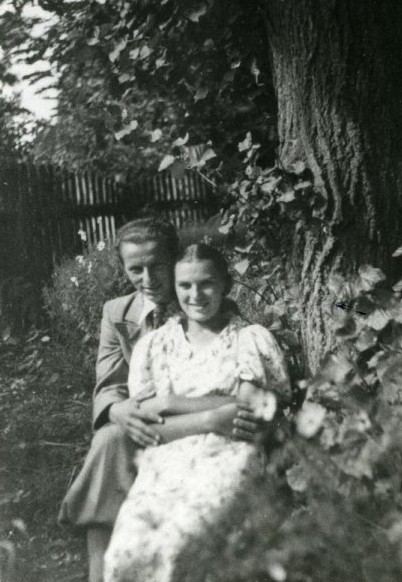 Władysław Biały z narzeczoną