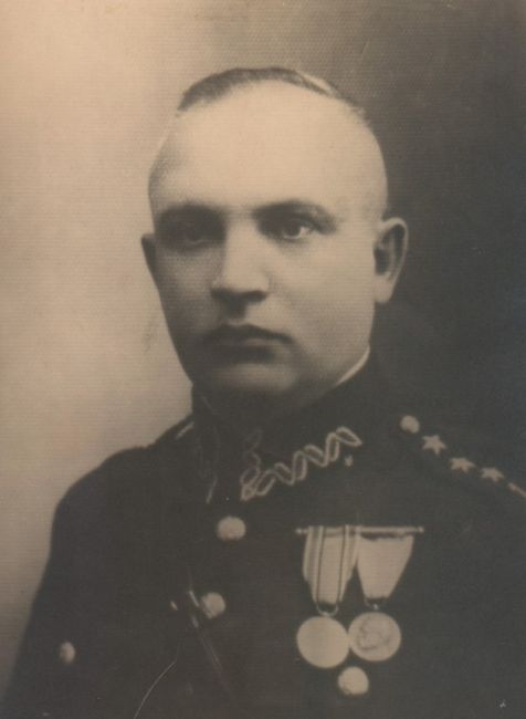 Stanisław Bryk w mundurze