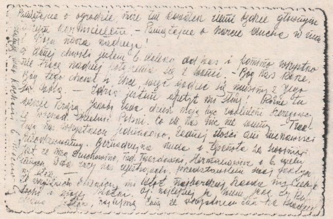 Kartka Czesława J&oacute;zefa Golędzinowskiego