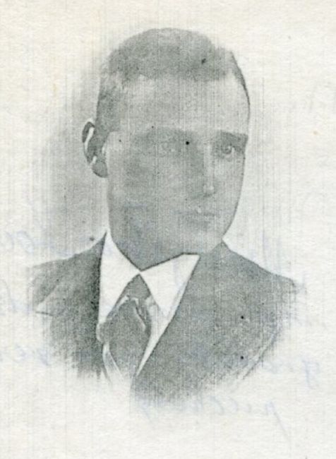 Mieczysław Koczera w ubraniu cywilnym