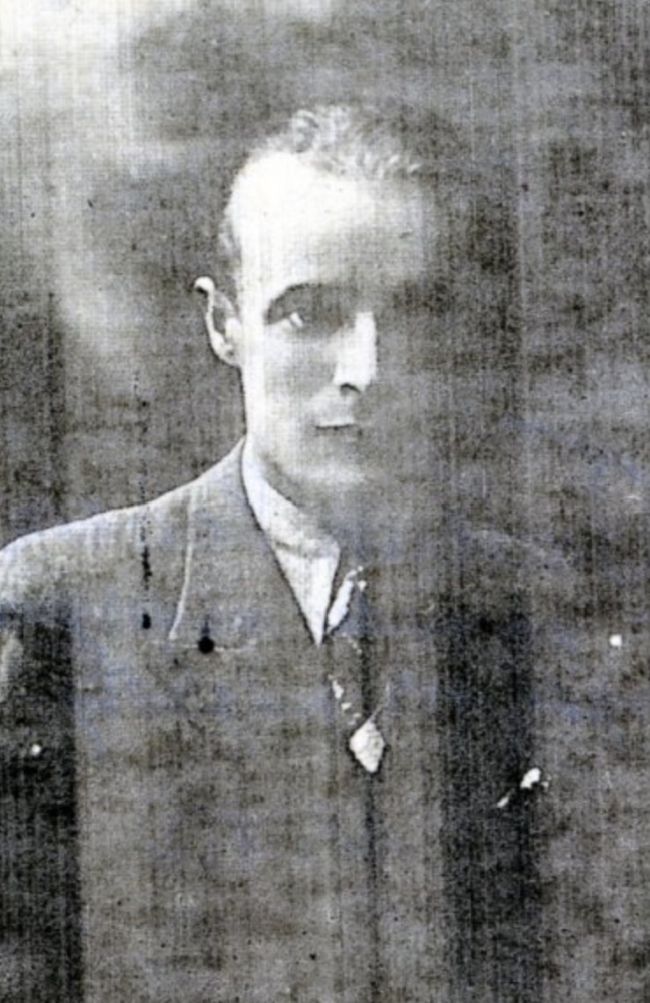 Tadeusz Koczera w ubraniu cywilnym