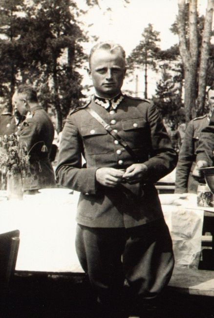 Bolesław Łącki w mundurze