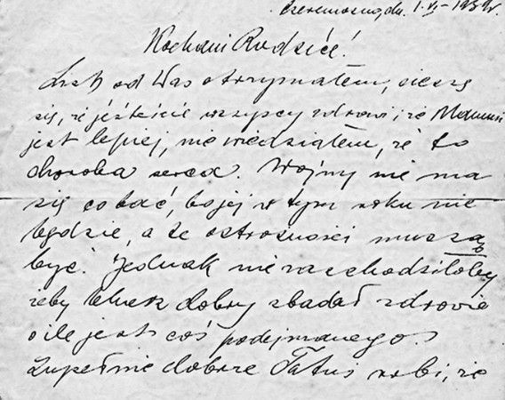 List Bolesława Łąckiego do rodziny
