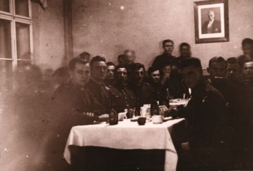 Leon Pawlak w Szkole w Mostach Wielkich - wigilia 1936 roku