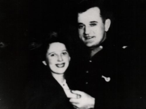 Leon Pawlak z narzeczoną Martą Stachowiak 1939 rok