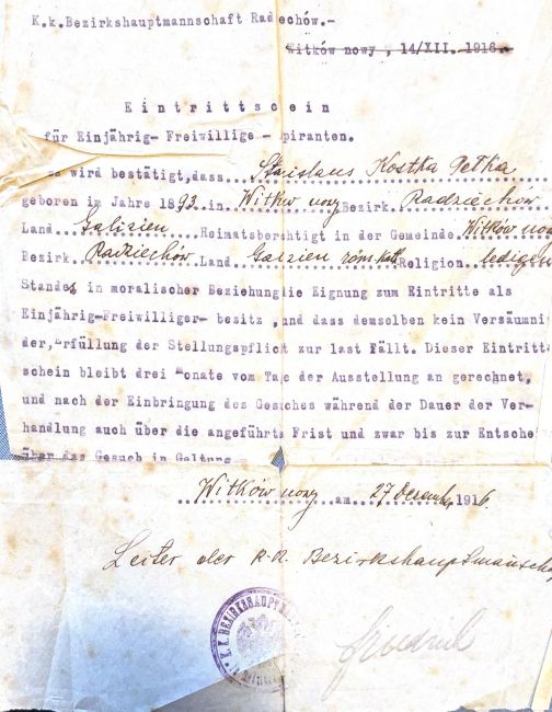 Decyzja Stanisława Pełki