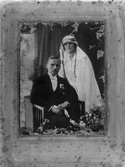 Fotografia ślubna Stanisława i Zofii Pełka