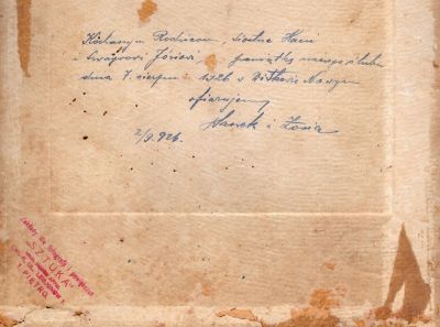 Fotografia ślubna Stanisława i Zofii Pełka