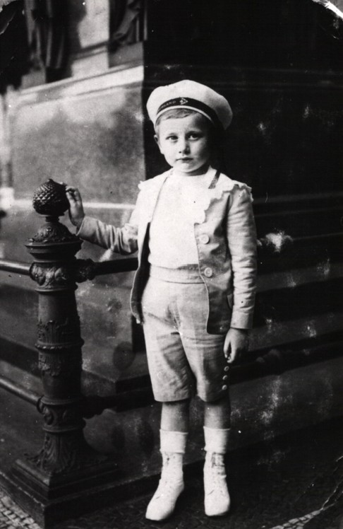 Henryk Tomaszewski w wieku 6 lat