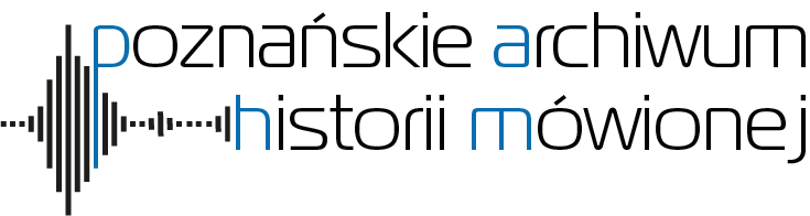 Logo poznańskiego archiwum historii m&oacute;wionej